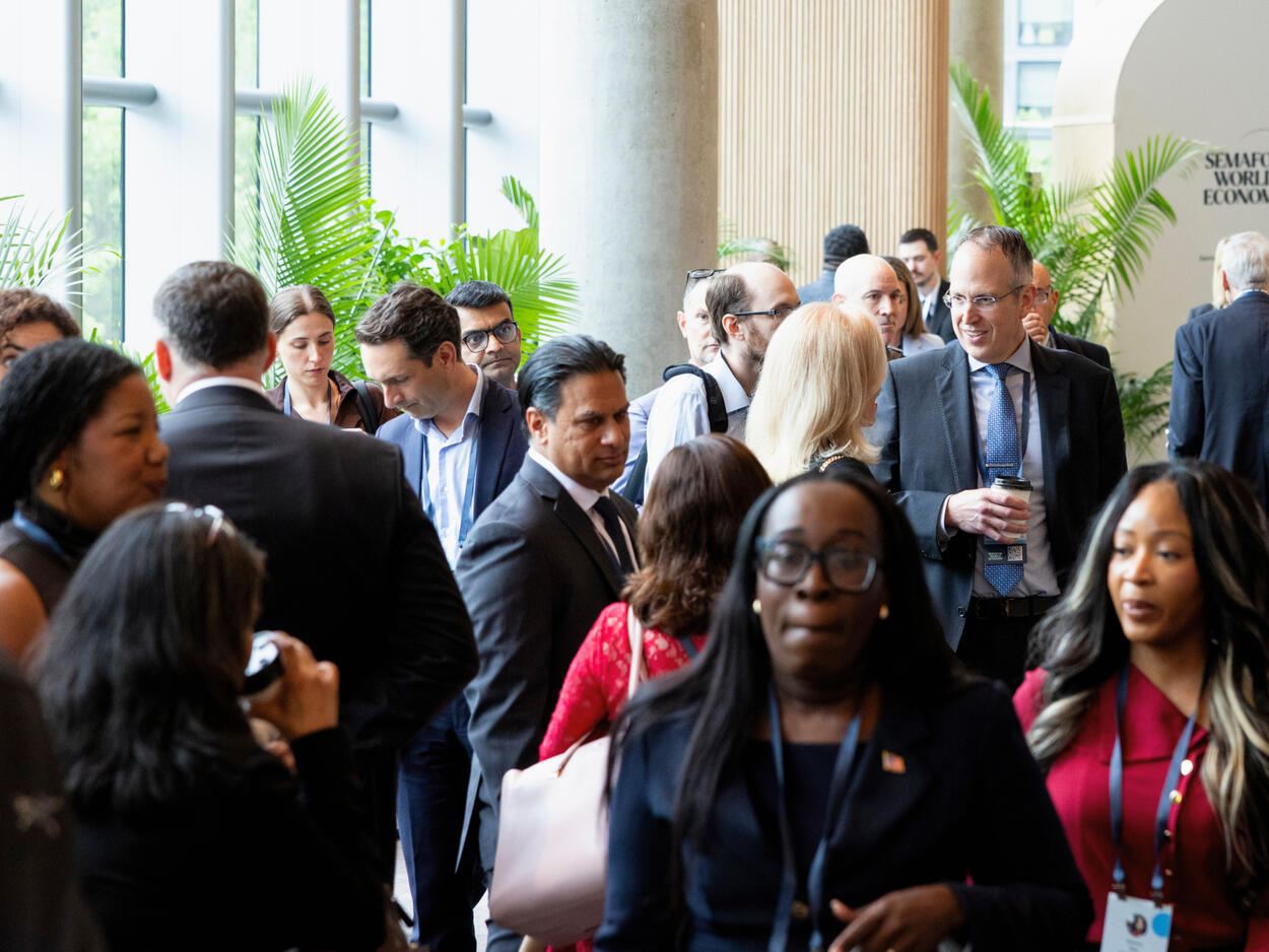 Attendees at a Semafor World Economy event