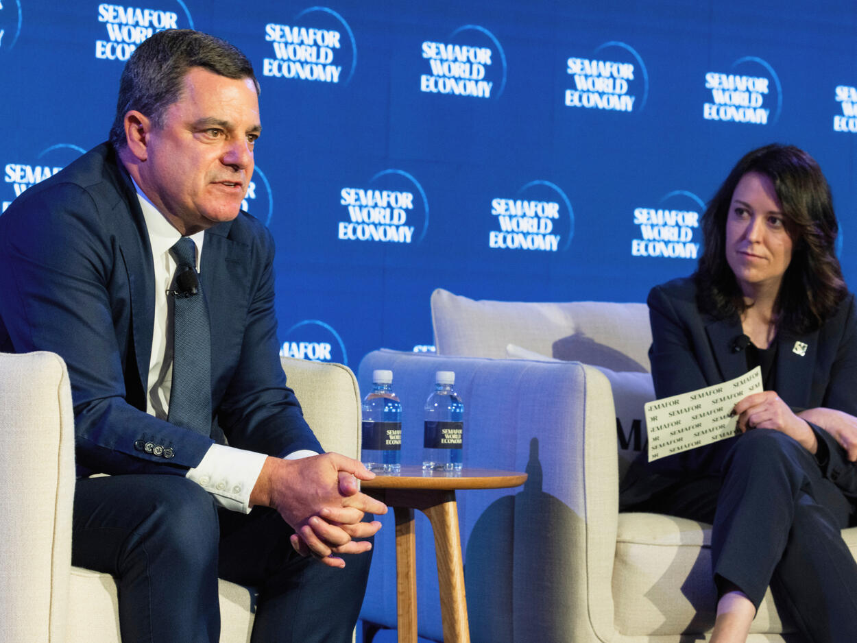 Jim Esposito, President of Citadel Securities, speaking at Semafor World Economy 2025