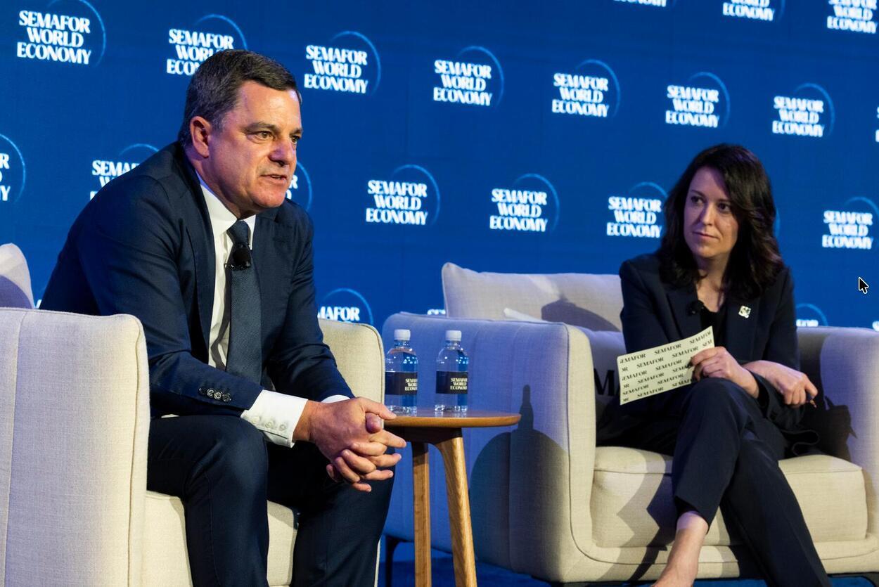 Jim Esposito, President of Citadel Securities, speaking at Semafor World Economy 2025